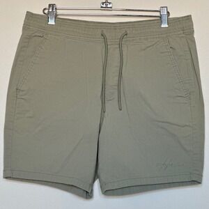 Hollister Mens Jogger Shorts 7" Epic Flex Olive Khaki Size Check‎ Description